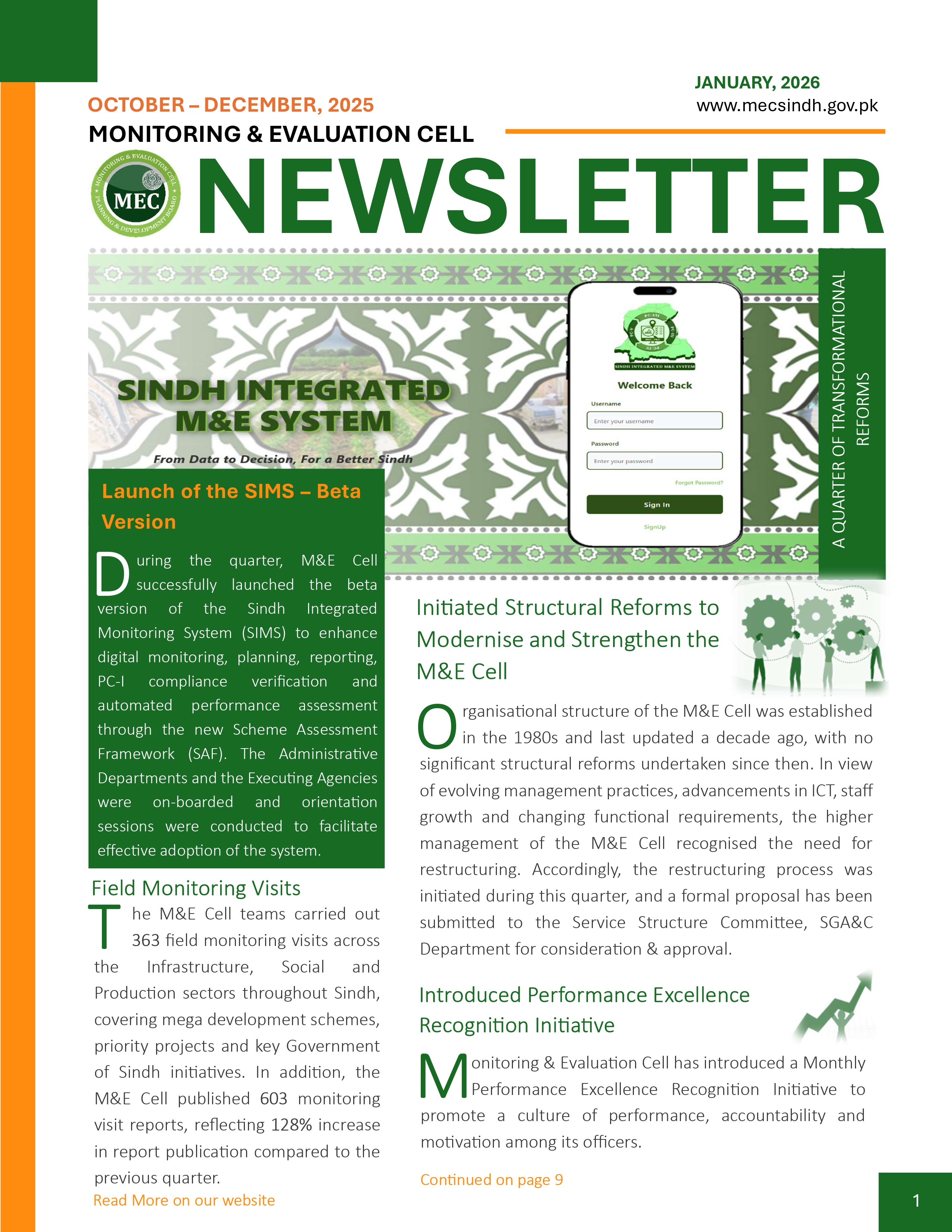 Newsletter Oct - Dec 2025